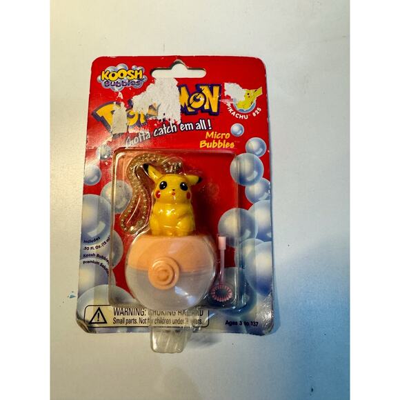 1999 Pokémon Micro Bubbles - NIB - Picture 1 of 3